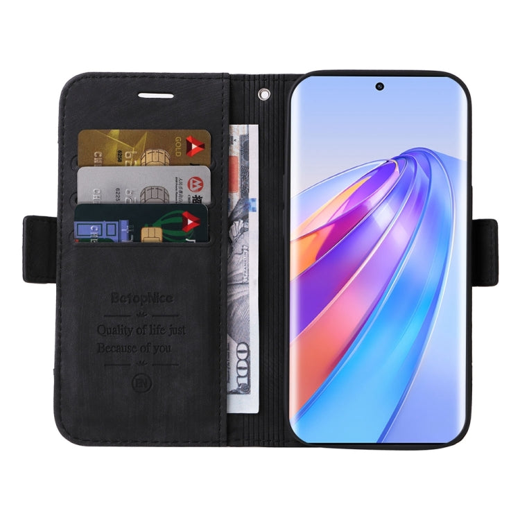 適用於榮耀 X9a 5G / X40 5G / Magic5 Lite BETOPNICE 001款雙搭扣手機皮套