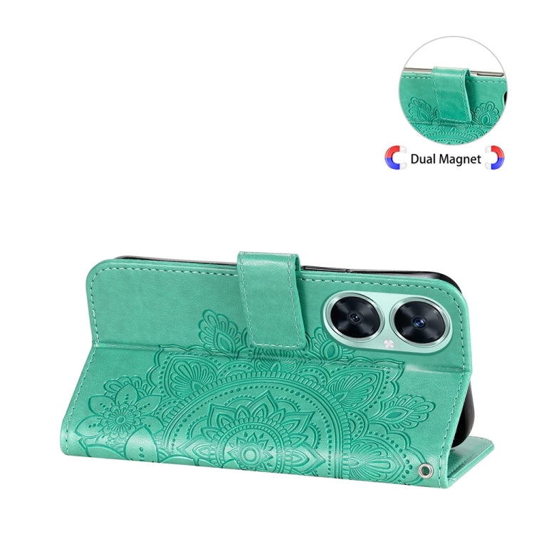 適用於華為 nova 11i / 麥芒20 5G / Enjoy 60 Pro 壓紋七瓣花手機皮套