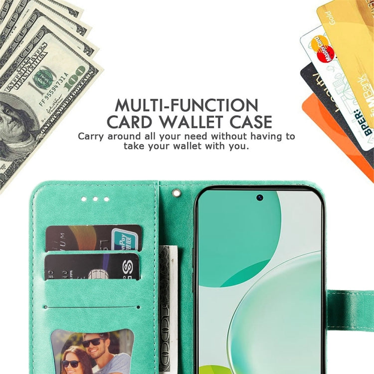 適用於華為 nova 11i / 麥芒20 5G / Enjoy 60 Pro 壓紋七瓣花手機皮套