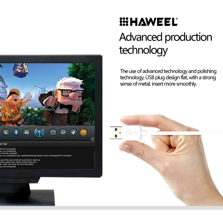 HAWEEL 3m High Speed Micro USB to USB Data Sync Charging Cable For Samsung, Xiaomi, Huawei, LG, HTC, The Devices with Micro USB Port, Micro USB 3m