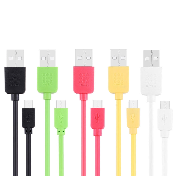 HAWEEL 35根銅絲芯 Micro USB 轉 USB數據線充電線，安卓micro USB 接口適用 線長1米