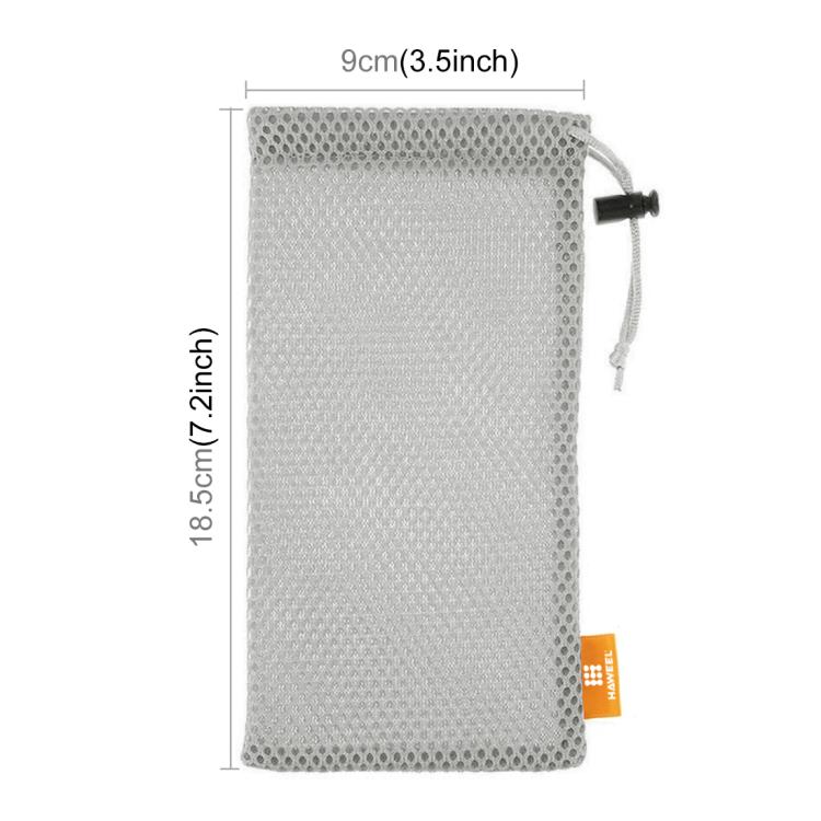 HAWEEL Pouch Bag for Smart Phones, Power Bank and other Accessories, Size up to 5.5 inch, 5.5 inch Grey, 5.5 inch Black