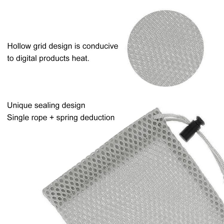 HAWEEL Pouch Bag for Smart Phones, Power Bank and other Accessories, Size up to 5.5 inch, 5.5 inch Grey, 5.5 inch Black