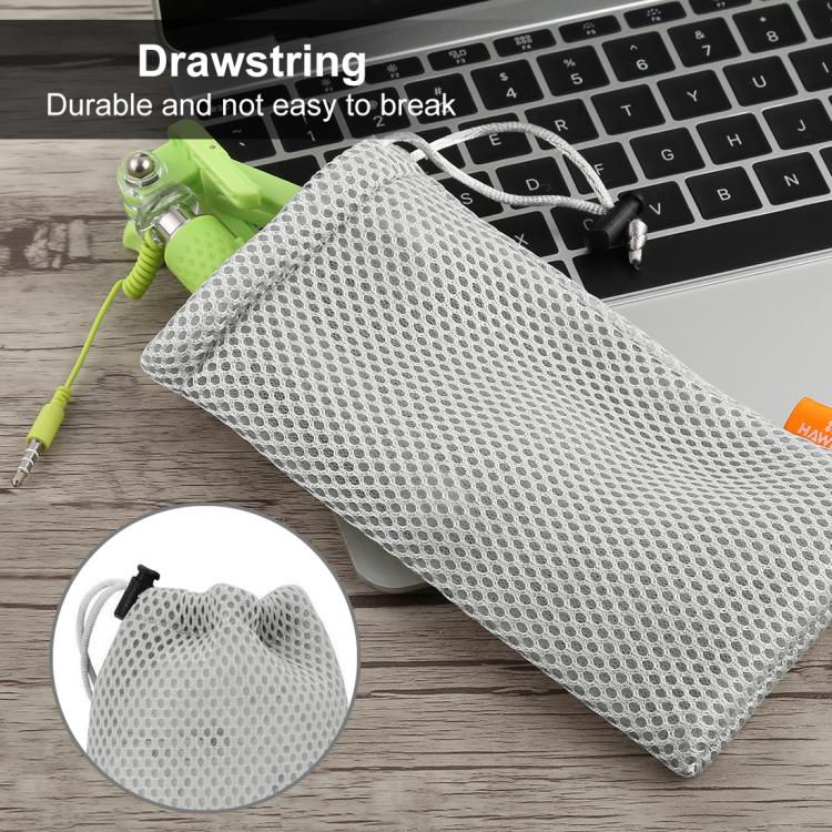 HAWEEL Pouch Bag for Smart Phones, Power Bank and other Accessories, Size up to 5.5 inch, 5.5 inch Grey, 5.5 inch Black