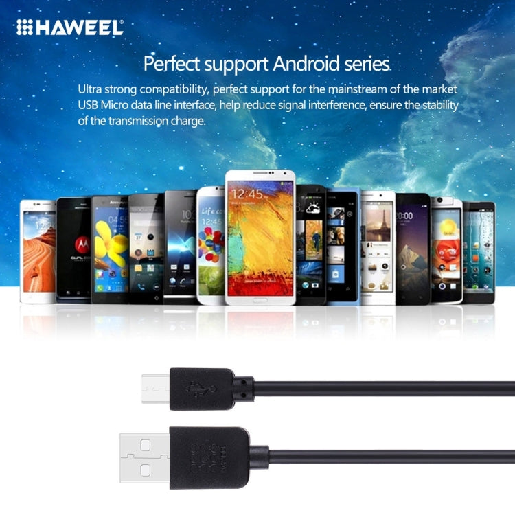 HAWEEL  Micro USB 轉 USB數據線，線長1米 5根線 5 x HWL-1070B