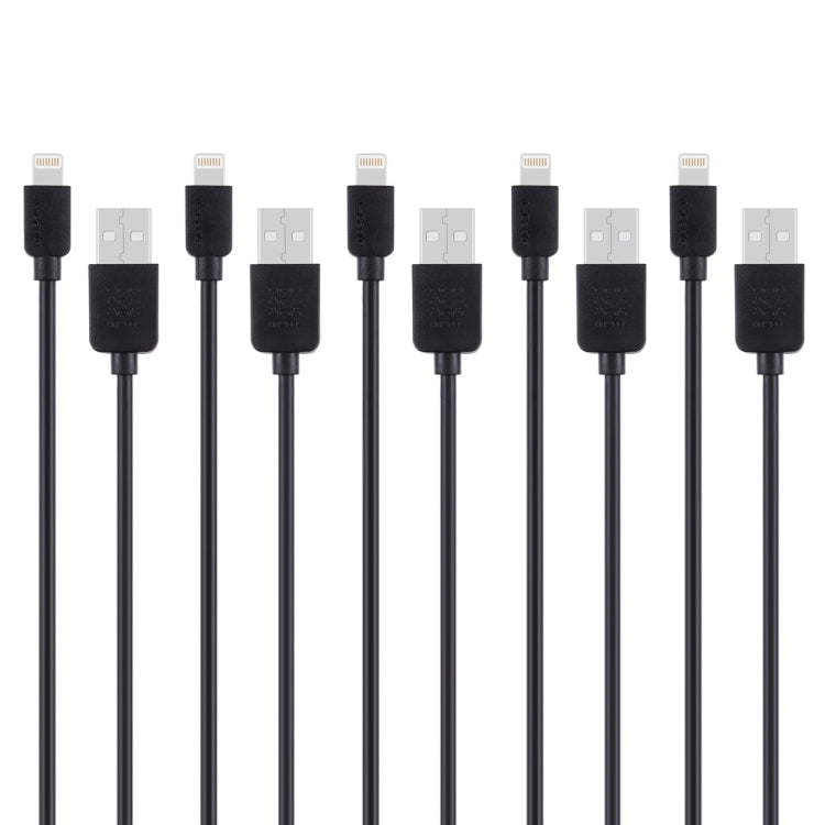 HAWEEL 便宜款 8pin 數據線套裝, 線長1米  5根線 5 x HWL-1060B