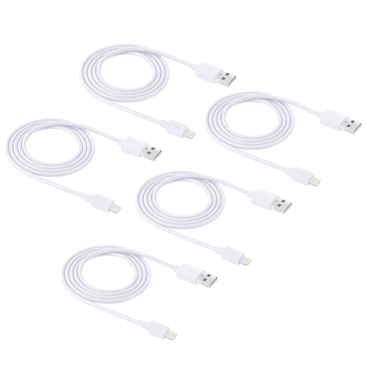 HAWEEL 便宜款 8pin 數據線套裝, 線長1米  5根線 5 x HWL-1060W