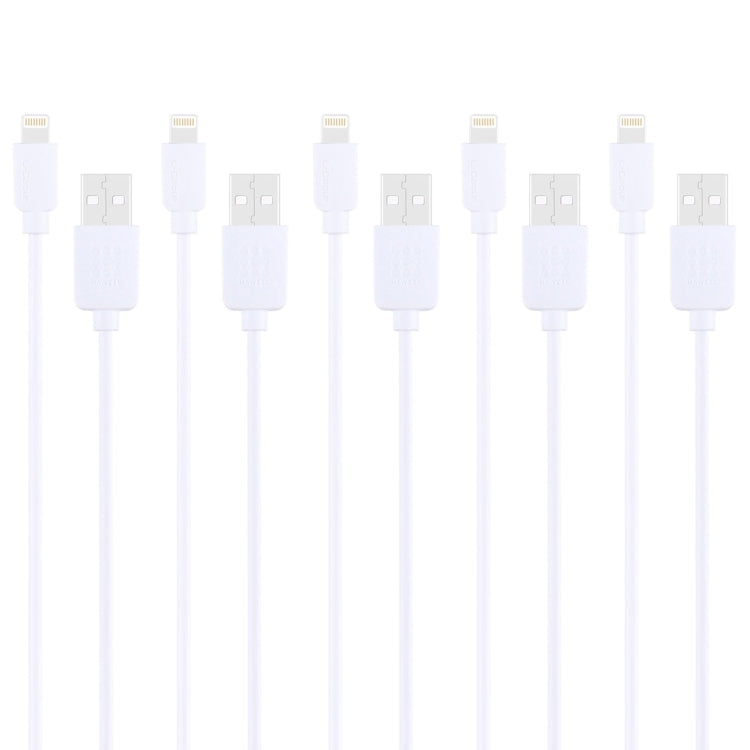 HAWEEL 便宜款 8pin 數據線套裝, 線長1米  5根線 5 x HWL-1060W
