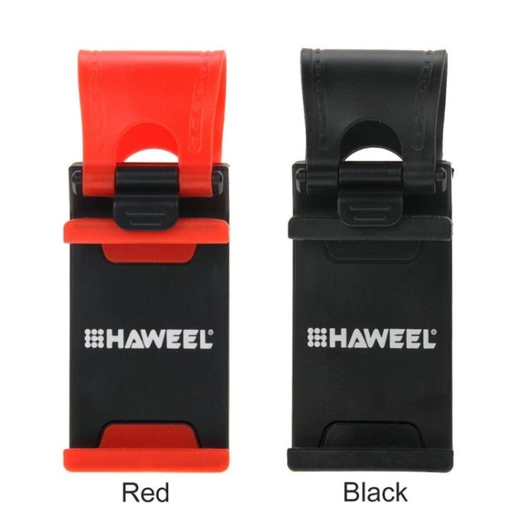 HAWEEL 汽車方向盤手機支架  寬度為5.5-8.6cm手機適用