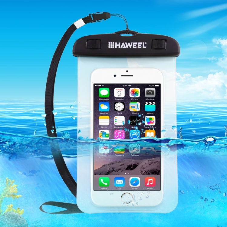 HAWEEL 透明色手機防水袋 帶掛繩