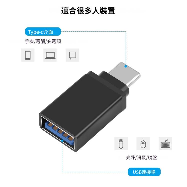 HAWEEL  Type-C轉USB 3.0 OTG轉接頭