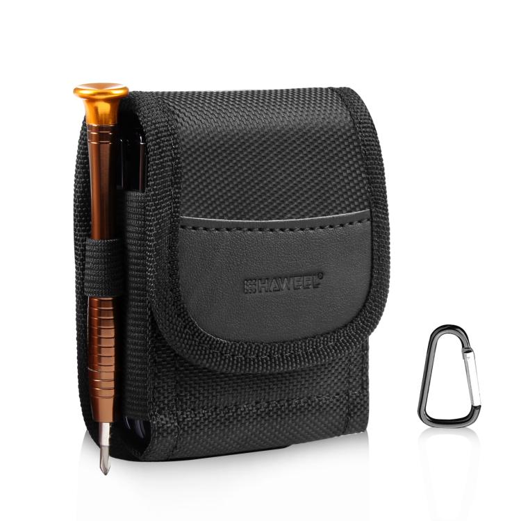 HAWEEL 適用於三星Galaxy W23 Flip 5G/ Galaxy Z Flip系列 ,Moto razr 5g, 華為P50 Pocket上下翻蓋摺疊屏手機牛津布豎挎腰包