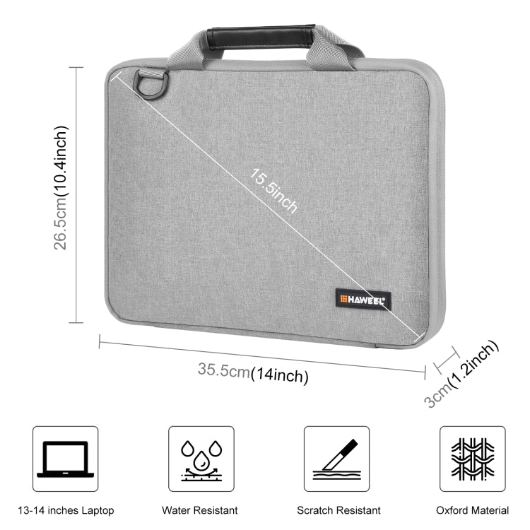 HAWEEL 13.0 inch-14.0 inch Briefcase Crossbody Laptop Bag For Macbook, Lenovo Thinkpad, ASUS, HP, 13.0 inch-14.0 inch