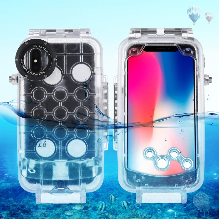 HAWEEL 適用於蘋果  iPhone X / XS   潜水防水殼 PC+ABS保護殼 40米防水