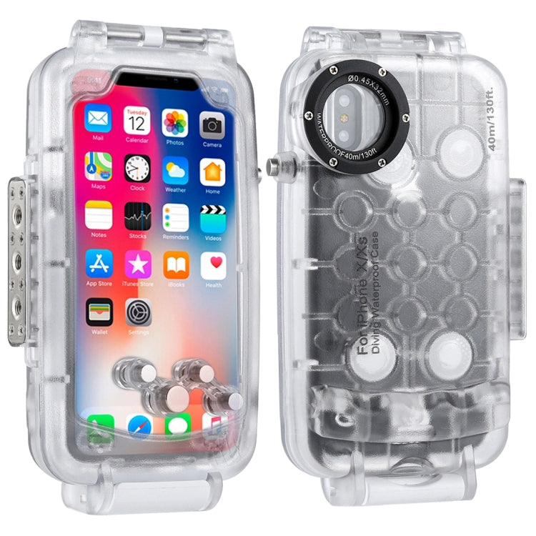 HAWEEL 適用於蘋果  iPhone X / XS   潜水防水殼 PC+ABS保護殼 40米防水