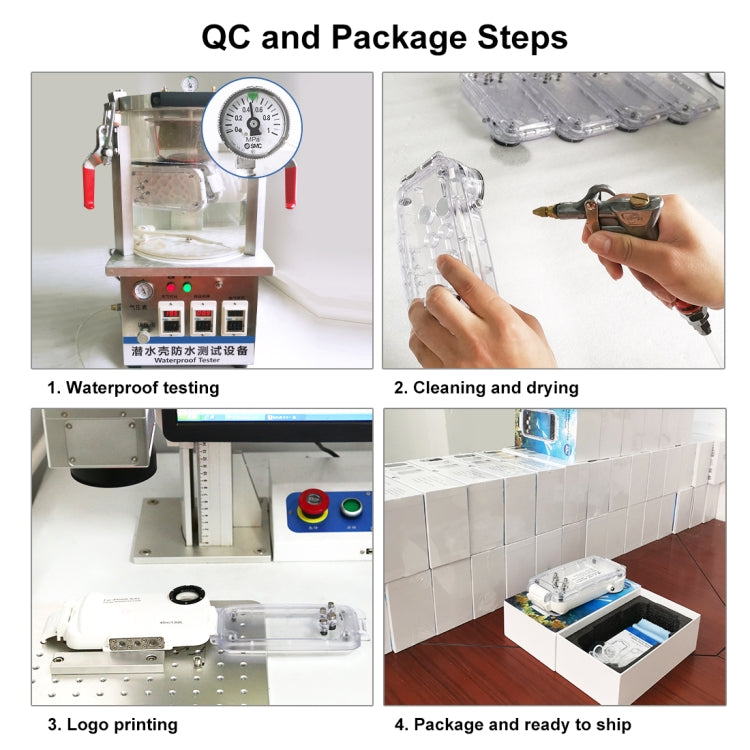 HAWEEL 適用於蘋果  iPhone X / XS   潜水防水殼 PC+ABS保護殼 40米防水   , For iPhone X