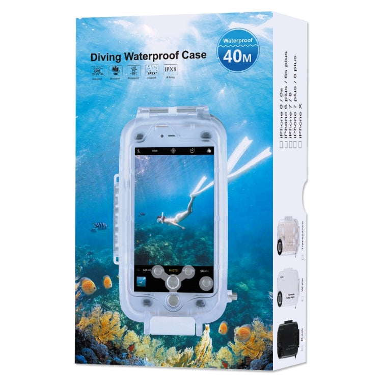 HAWEEL 適用於蘋果  iPhone X / XS   潜水防水殼 PC+ABS保護殼 40米防水   , For iPhone X