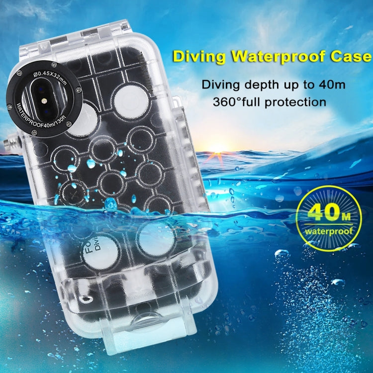 HAWEEL 適用於蘋果  iPhone X / XS   潜水防水殼 PC+ABS保護殼 40米防水