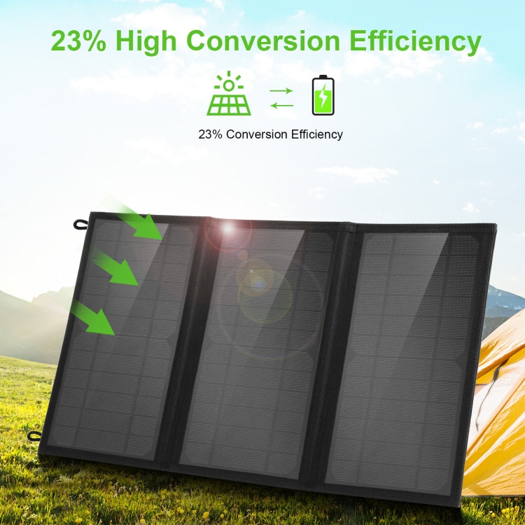 HAWEEL 18W 3個太陽能板摺疊包  5V / 3.1A Max雙口USB