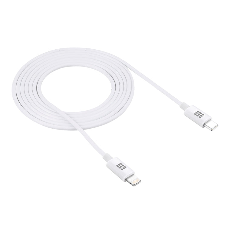 HAWEEL 25W 3A USB-C / Type-C轉8 Pin PD快充數據線，線材長度:2米