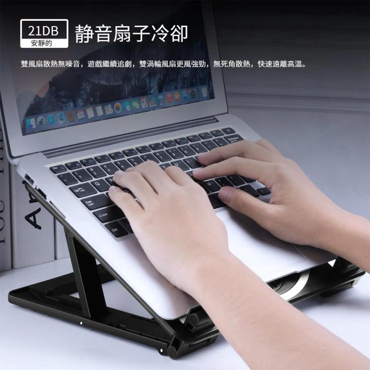 Gaming RGB Laptop Cooler Desk Stand