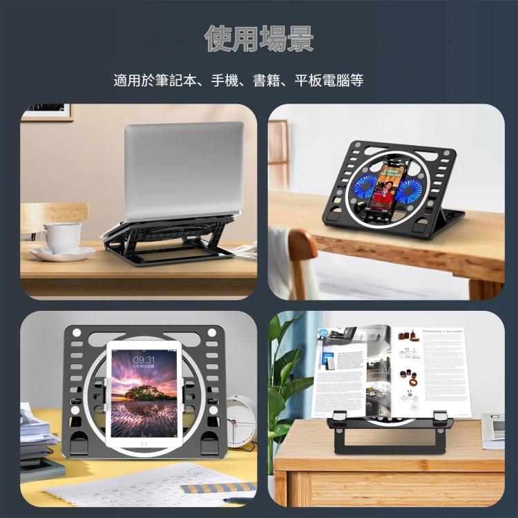 Gaming RGB Laptop Cooler Desk Stand