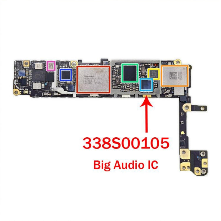適用於iPhone 7 Plus / 7 / 6s Plus / 6s 338S00105 大音頻IC芯片