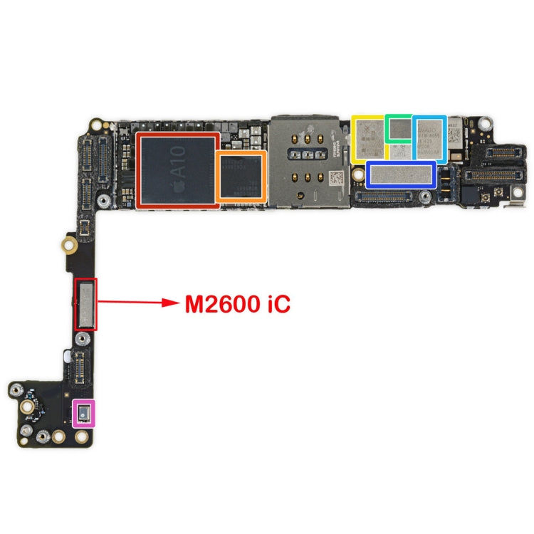 適用於iPhone 7 M2600 相機閃光燈模塊IC芯片