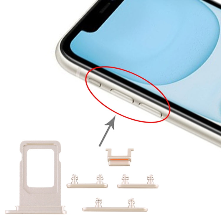 適用於 iPhone 11 SIM卡 單卡卡托 帶側鍵