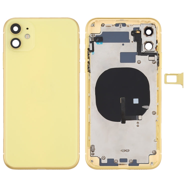 適用於iPhone 11 替換后蓋帶邊鍵&無線充電模塊&開機音量排線&卡托