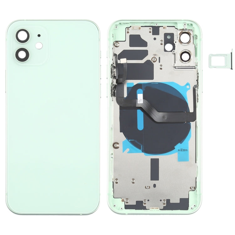 適用於iPhone 12 替換后蓋帶邊鍵&無線充電模塊&開機音量排線&卡托