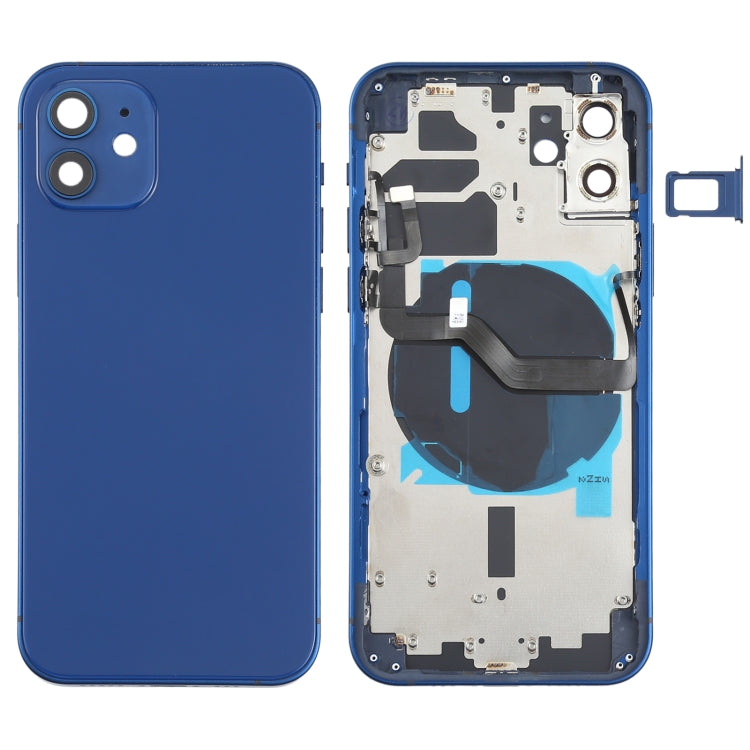 適用於iPhone 12 替換后蓋帶邊鍵&無線充電模塊&開機音量排線&卡托
