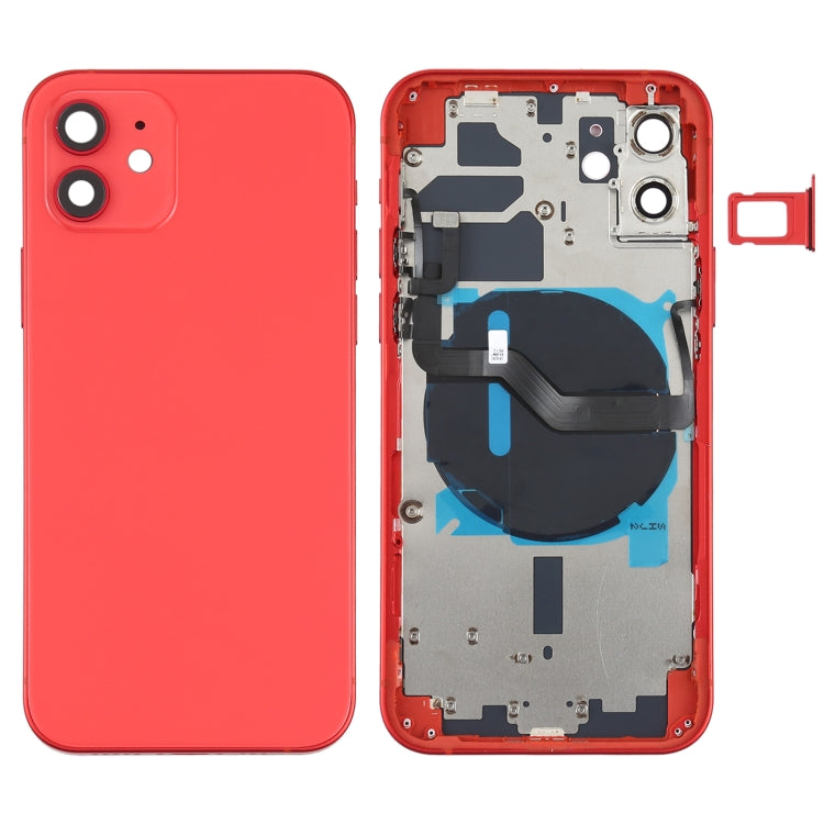 適用於iPhone 12 替換后蓋帶邊鍵&無線充電模塊&開機音量排線&卡托