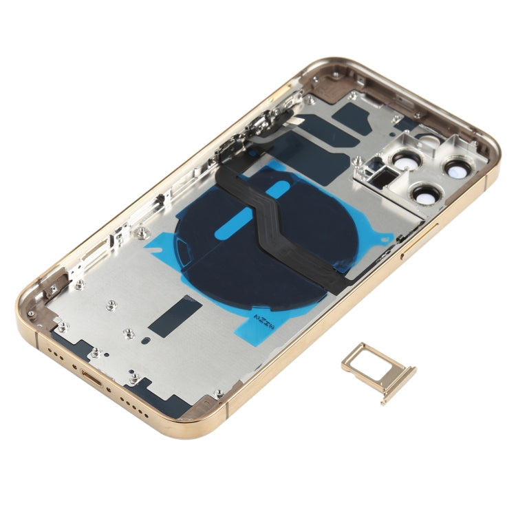 適用於iPhone 12 Pro 替換后蓋帶邊鍵&無線充電模塊&開機音量排線&卡托