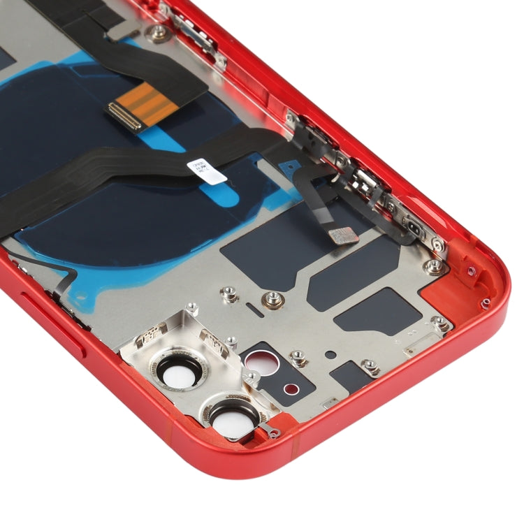 適用於iPhone 12 替換后蓋總成帶邊鍵&無線充電模塊&開機音量排線&卡托&馬達&喇叭&尾插&相圈
