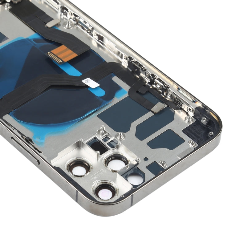 適用於iPhone 12 Pro 替換后蓋總成帶邊鍵&無線充電模塊&開機音量排線&卡托&馬達&喇叭&尾插&相圈