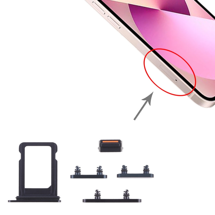 適用於 iPhone 13  SIM卡卡托帶開機音量鍵套裝