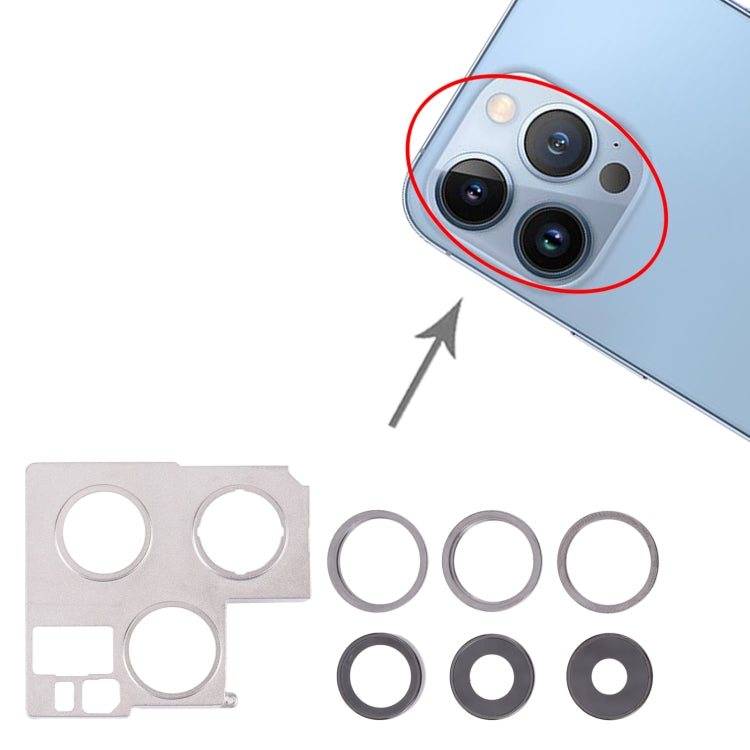適用於 iPhone 13 Pro 相圈帶鐵架