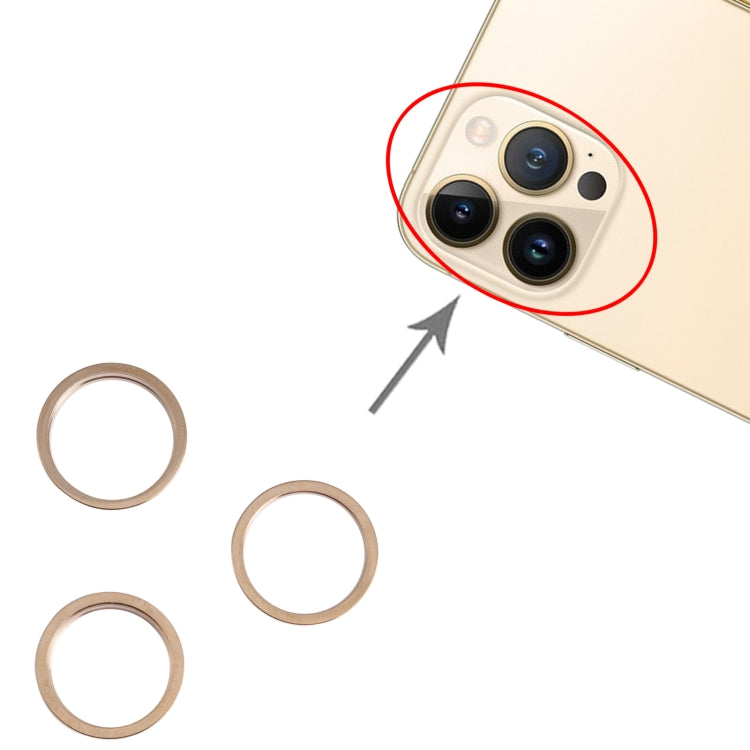 適用於iPhone 13 Pro Max 后攝像頭外部金屬保護鐵圈 3個一組賣