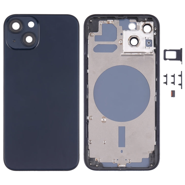 適用於iPhone 13替換后蓋 帶相圈 卡托和邊鍵