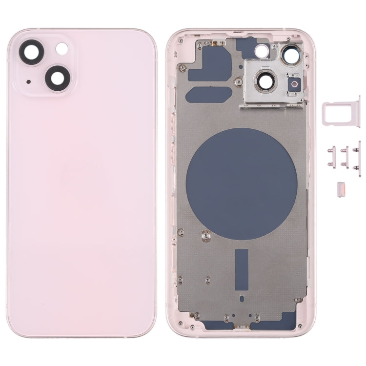 適用於iPhone 13替換后蓋 帶相圈 卡托和邊鍵