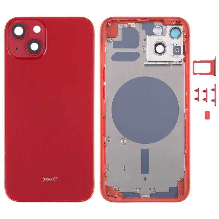 適用於iPhone 13替換后蓋 帶相圈 卡托和邊鍵