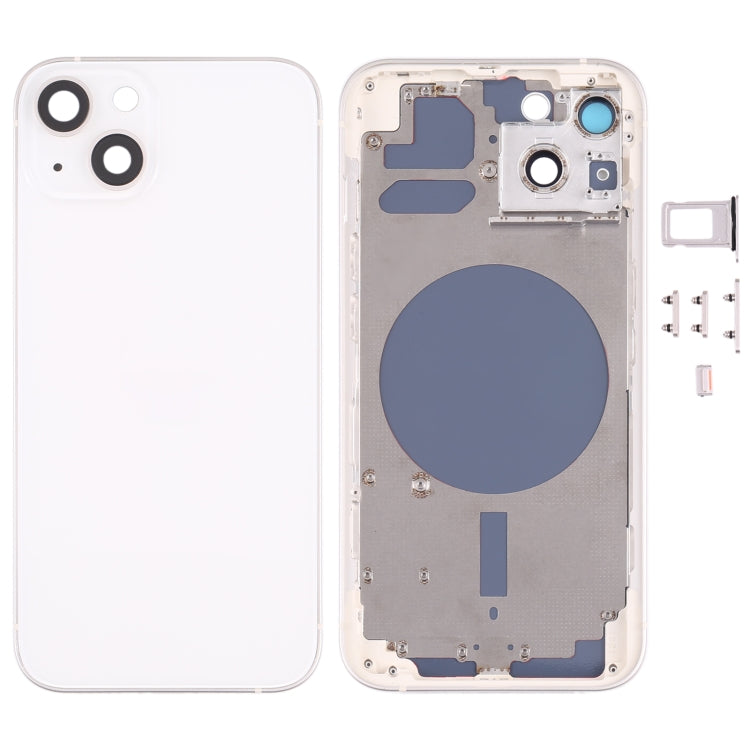 適用於iPhone 13替換后蓋 帶相圈 卡托和邊鍵