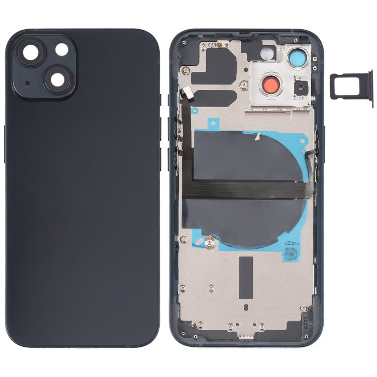 適用於iPhone 13 替換后蓋帶邊鍵&無線充電模塊&開機音量排線&卡托