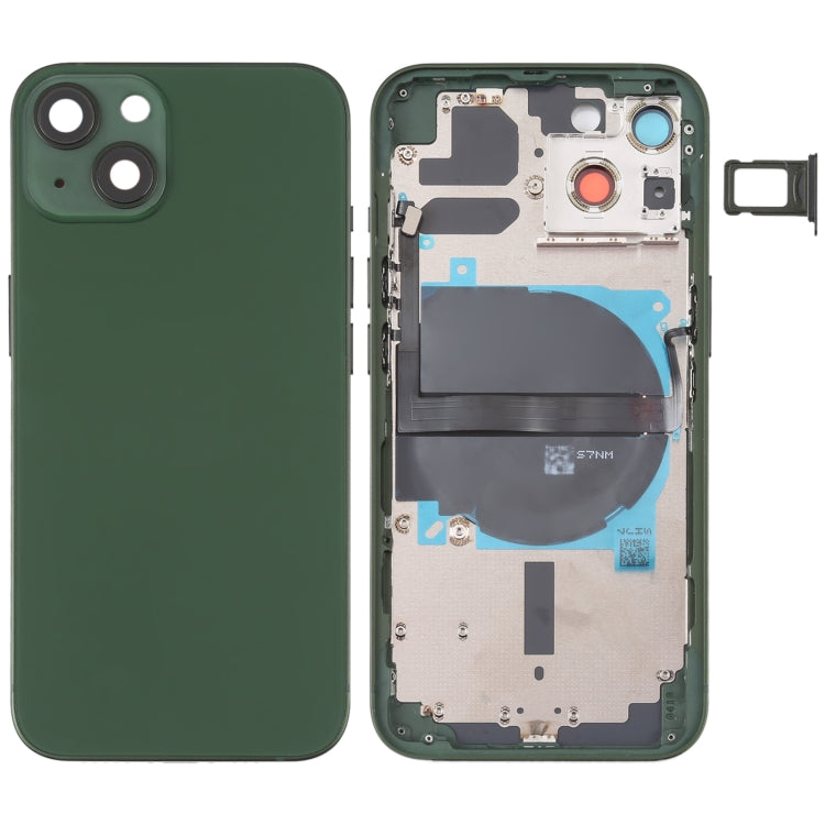 適用於iPhone 13 替換后蓋帶邊鍵&無線充電模塊&開機音量排線&卡托