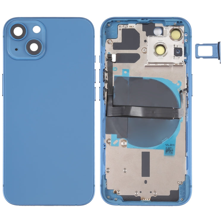 適用於iPhone 13 替換后蓋帶邊鍵&無線充電模塊&開機音量排線&卡托