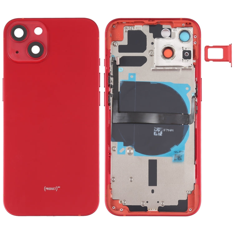 適用於iPhone 13 替換后蓋帶邊鍵&無線充電模塊&開機音量排線&卡托