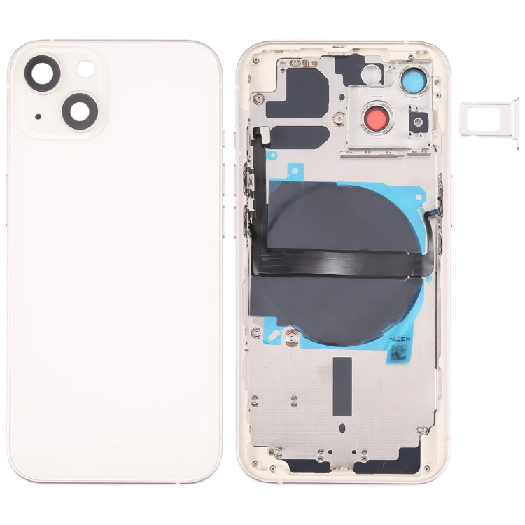 適用於iPhone 13 替換后蓋帶邊鍵&無線充電模塊&開機音量排線&卡托