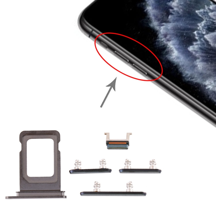 適用於 iPhone 11 Pro / 11 Pro Max SIM卡 單卡卡托 帶側鍵