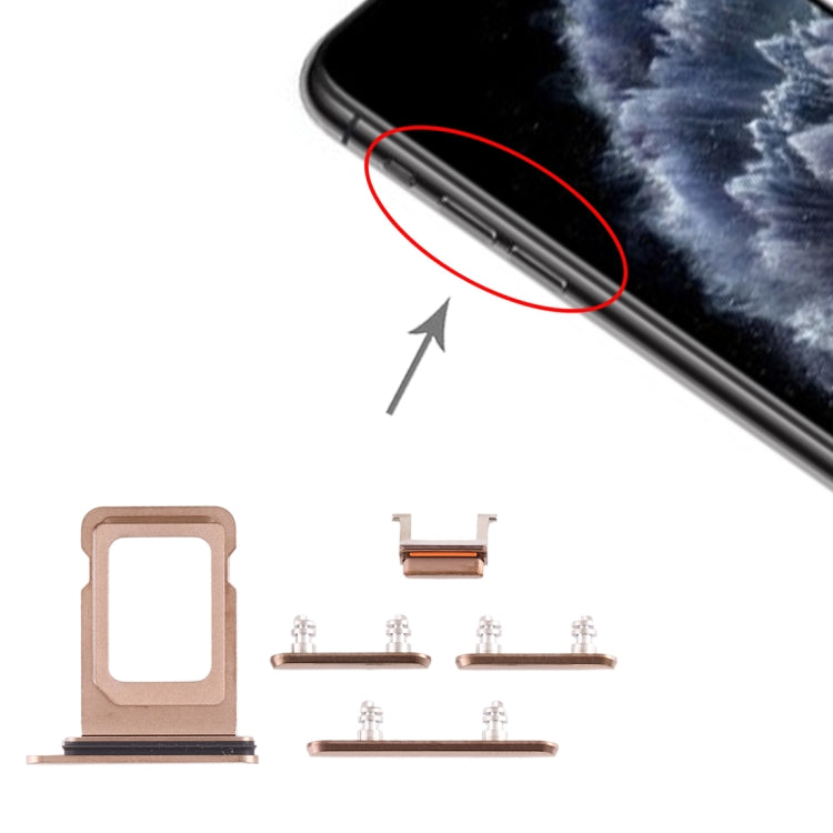 適用於 iPhone 11 Pro / 11 Pro Max SIM卡 單卡卡托 帶側鍵